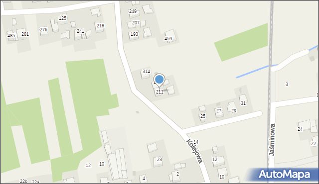 Rzozów, Akacjowa, 163, mapa Rzozów