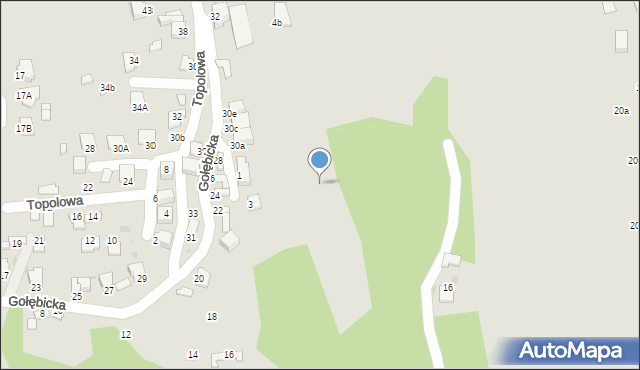 Sandomierz, Akacjowa, 2, mapa Sandomierza