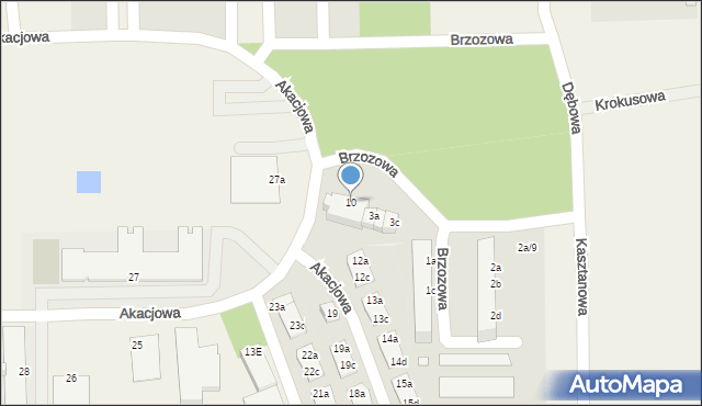 Skarbimierz-Osiedle, Akacjowa, 10, mapa Skarbimierz-Osiedle
