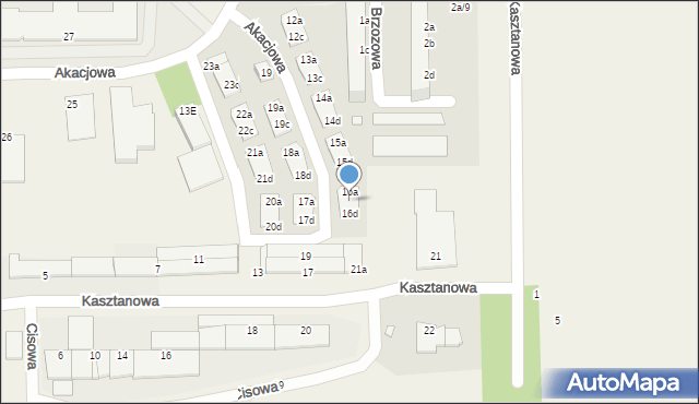 Skarbimierz-Osiedle, Akacjowa, 16b, mapa Skarbimierz-Osiedle