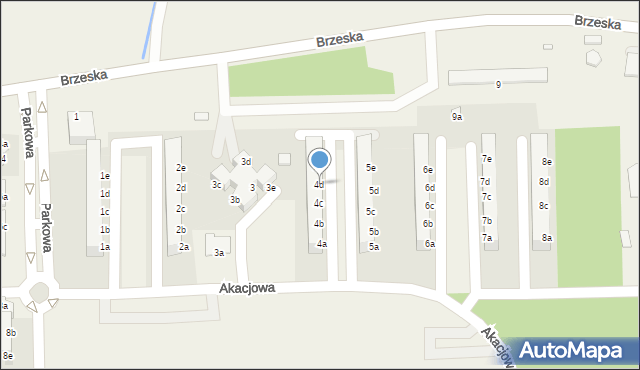 Skarbimierz-Osiedle, Akacjowa, 4d, mapa Skarbimierz-Osiedle