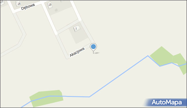 Sobolew, Akacjowa, 3, mapa Sobolew