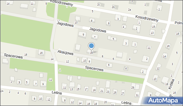 Sułkowice, Akacjowa, 10, mapa Sułkowice