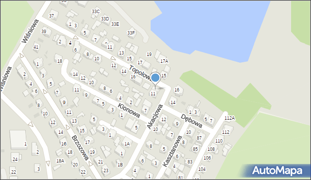 Świętochłowice, Akacjowa, 13, mapa Świętochłowice