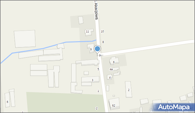 Wapiennik, Akacjowa, 7, mapa Wapiennik