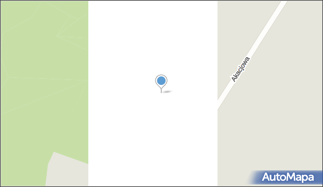 Wielbark, Akacjowa, 16, mapa Wielbark