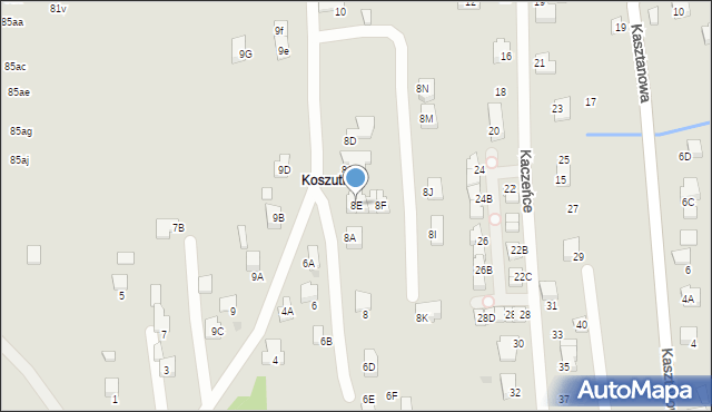 Wieliczka, Akacjowa, 8E, mapa Wieliczka