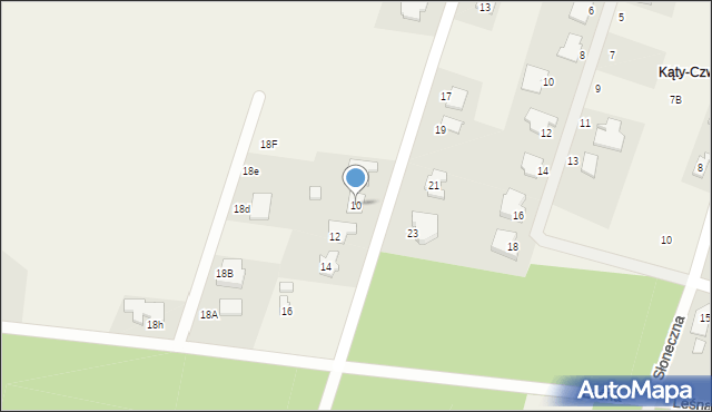 Wieniec, Akacjowa, 10, mapa Wieniec