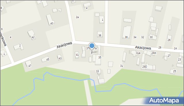 Włynkówko, Akacjowa, 37, mapa Włynkówko