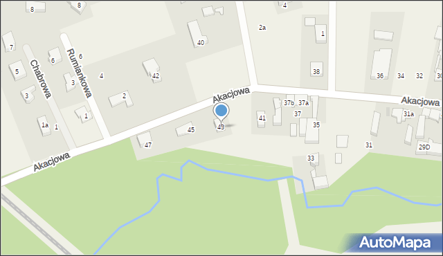 Włynkówko, Akacjowa, 43, mapa Włynkówko