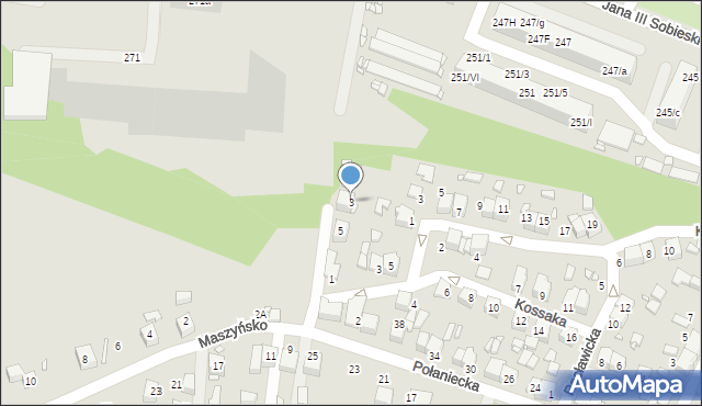 Wojkowice, Akacjowa, 3, mapa Wojkowice