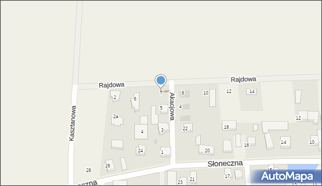 Wojkowice, Akacjowa, 7, mapa Wojkowice