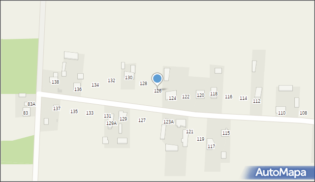 Albertów, Albertów, 126, mapa Albertów