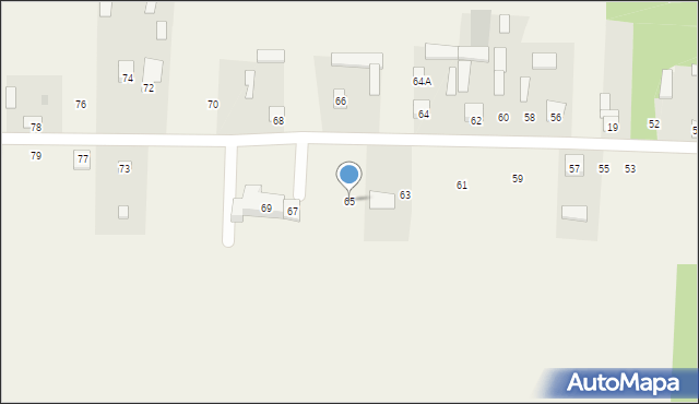 Albertów, Albertów, 65, mapa Albertów