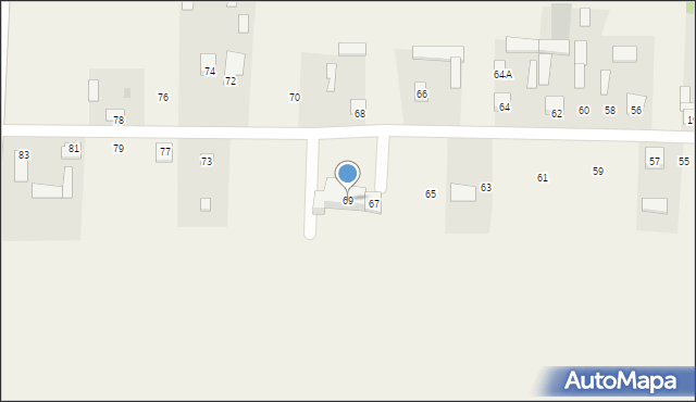 Albertów, Albertów, 69, mapa Albertów