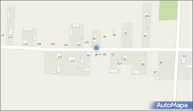 Albertów, Albertów, 97, mapa Albertów