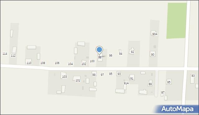 Albertów, Albertów, 98, mapa Albertów