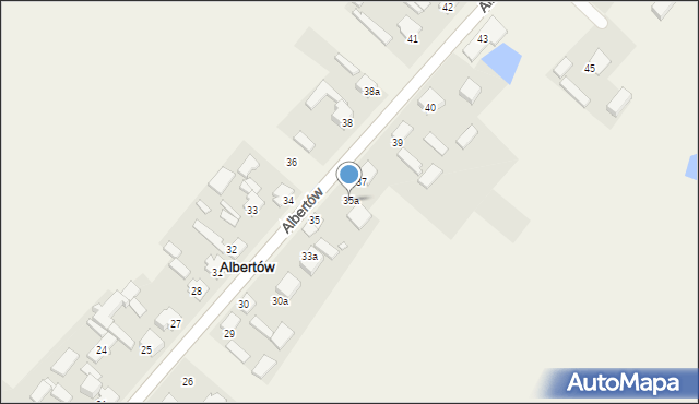Albertów, Albertów, 35a, mapa Albertów