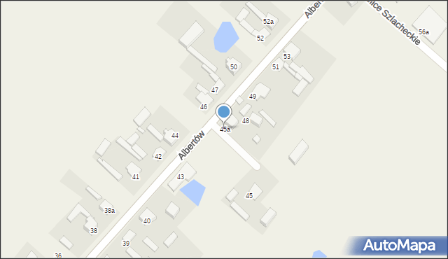 Albertów, Albertów, 45a, mapa Albertów