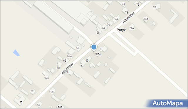Albertów, Albertów, 66, mapa Albertów