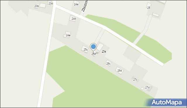 Albertów, Albertów, 25d, mapa Albertów