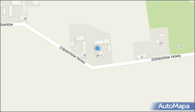 Albertów, Albertów, 30, mapa Albertów