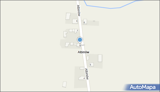 Albinów, Albinów, 6, mapa Albinów