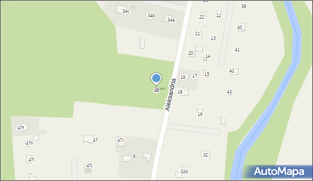 Aleksandria, Aleksandria, 48, mapa Aleksandria