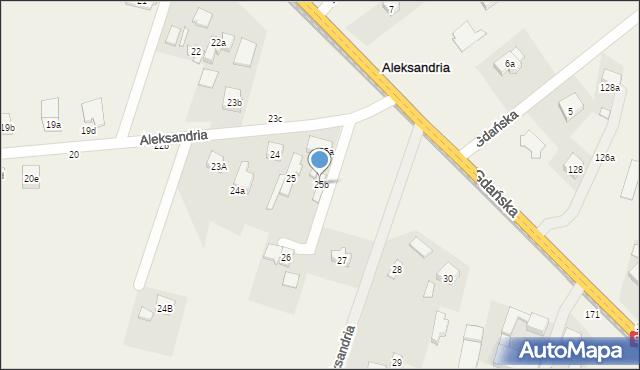 Aleksandria, Aleksandria, 25b, mapa Aleksandria