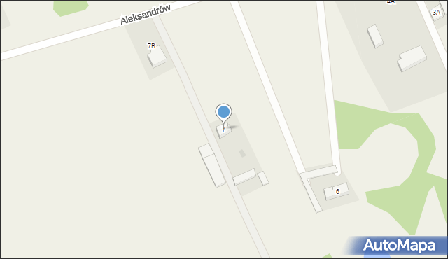 Aleksandrów, Aleksandrów, 7, mapa Aleksandrów