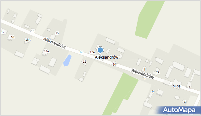 Aleksandrów, Aleksandrów, 11, mapa Aleksandrów