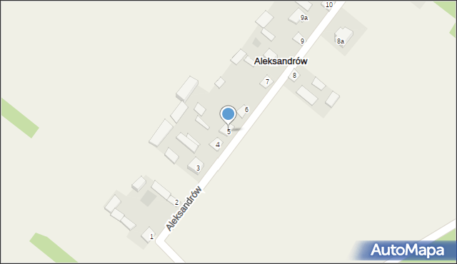 Aleksandrów, Aleksandrów, 5, mapa Aleksandrów