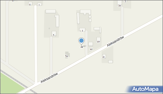 Aleksandrów, Aleksandrów, 4e, mapa Aleksandrów