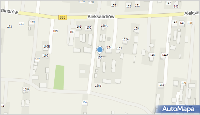 Aleksandrów, Aleksandrów, 156, mapa Aleksandrów