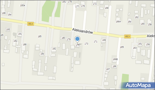 Aleksandrów, Aleksandrów, 175, mapa Aleksandrów