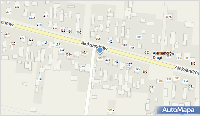 Aleksandrów, Aleksandrów, 404, mapa Aleksandrów