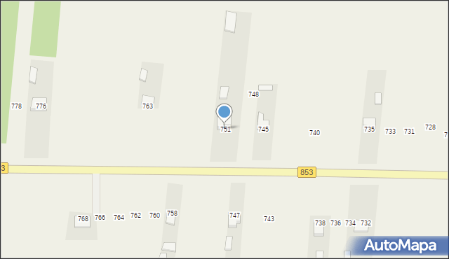 Aleksandrów, Aleksandrów, 751, mapa Aleksandrów