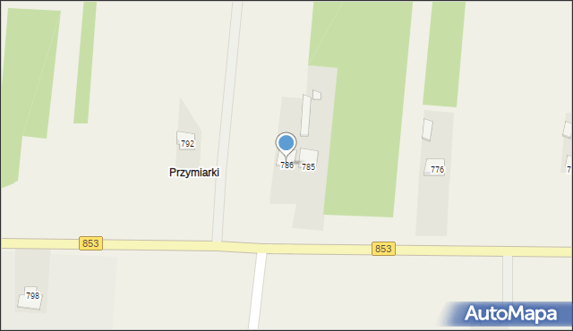 Aleksandrów, Aleksandrów, 786, mapa Aleksandrów