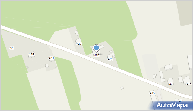 Aleksandrów, Aleksandrów, 42B, mapa Aleksandrów
