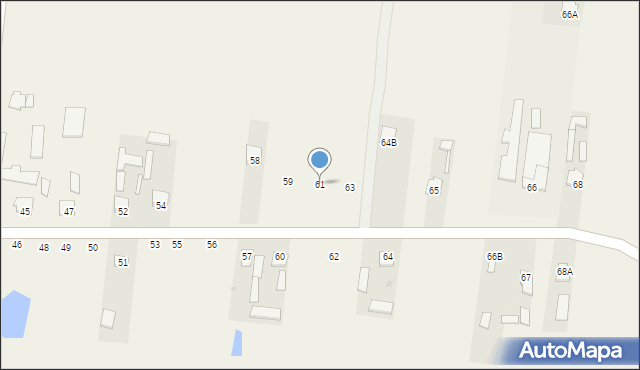 Aleksandrów, Aleksandrów, 61, mapa Aleksandrów