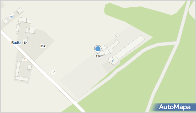 Aleksandrów, Aleksandrów, 83A, mapa Aleksandrów