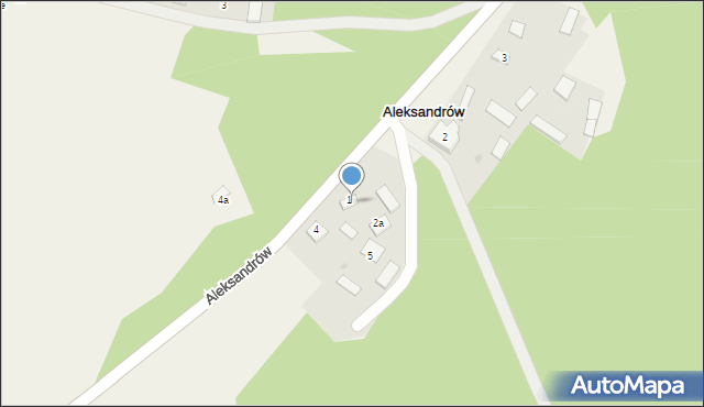 Aleksandrów, Aleksandrów, 3, mapa Aleksandrów