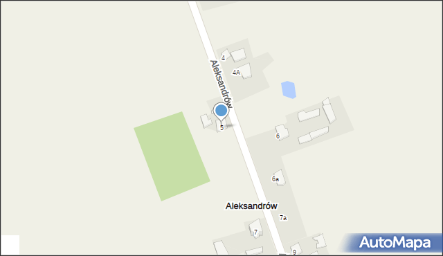 Aleksandrów, Aleksandrów, 5, mapa Aleksandrów