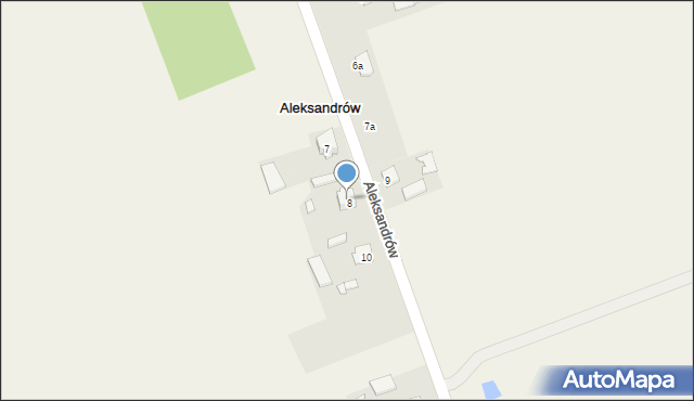 Aleksandrów, Aleksandrów, 9a, mapa Aleksandrów