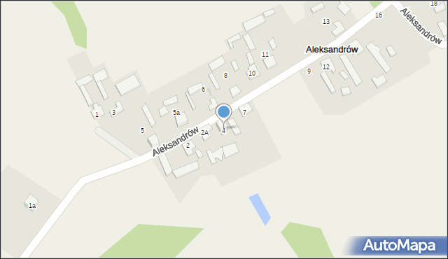 Aleksandrów, Aleksandrów, 4, mapa Aleksandrów