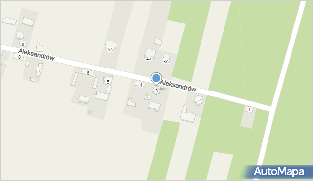 Aleksandrów, Aleksandrów, 3, mapa Aleksandrów