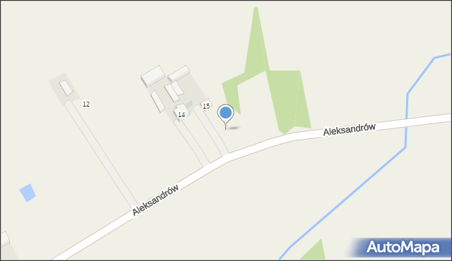 Aleksandrów, Aleksandrów, 15a, mapa Aleksandrów