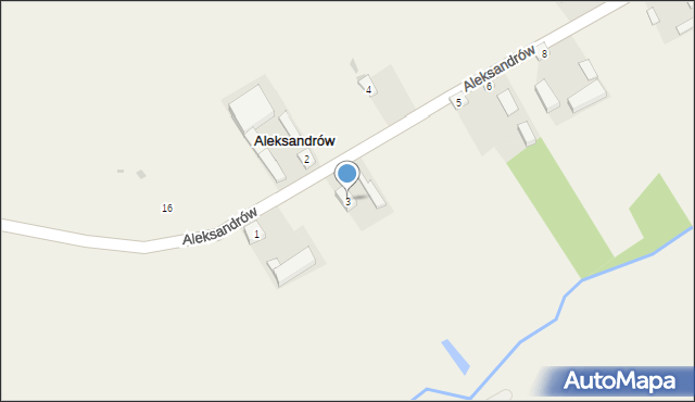 Aleksandrów, Aleksandrów, 3, mapa Aleksandrów