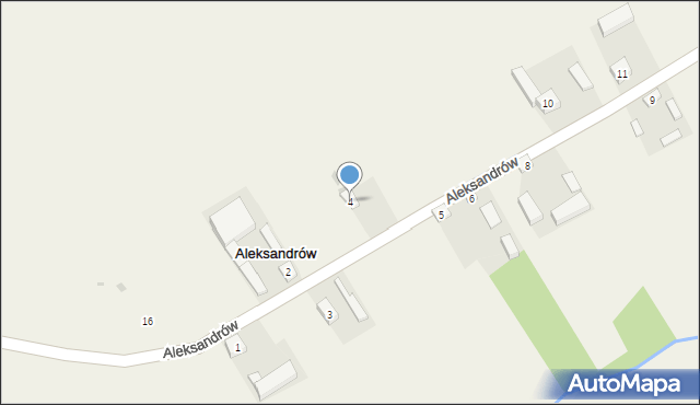 Aleksandrów, Aleksandrów, 4, mapa Aleksandrów