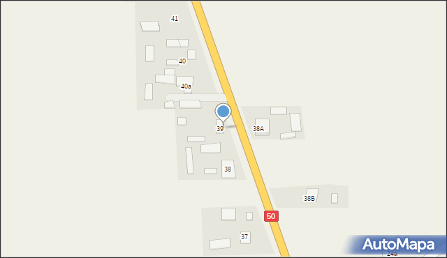 Aleksandrów, Aleksandrów, 39a, mapa Aleksandrów